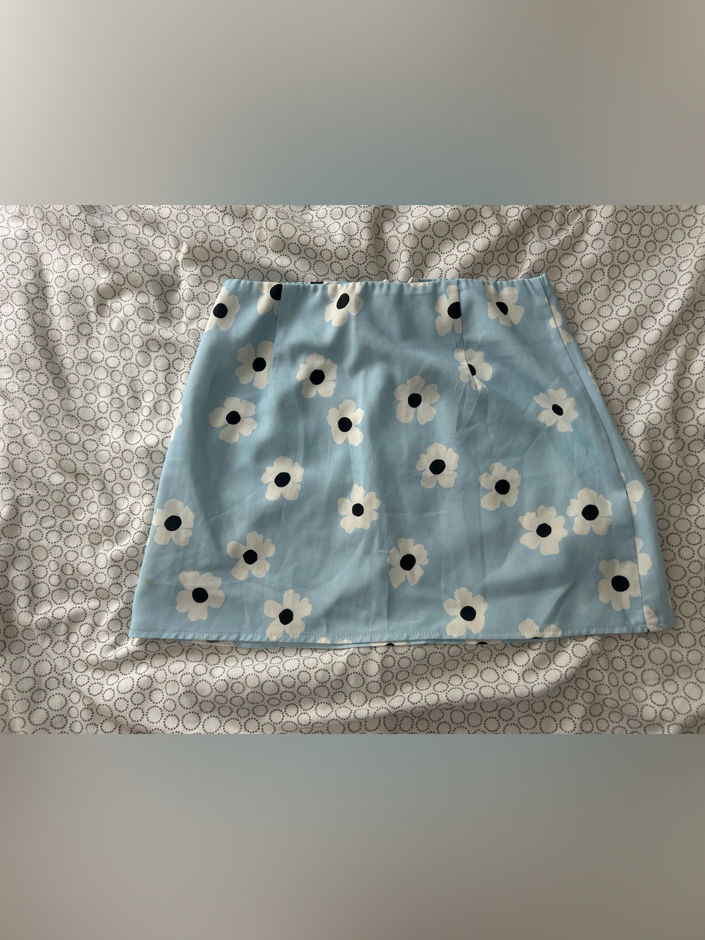 Princess Polly Light Blue Floral Mini Skirt